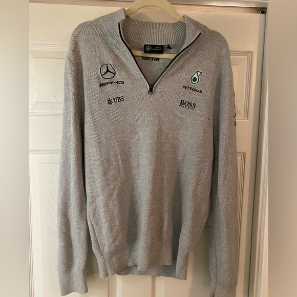 Mercedes AMG quarter zip sweater - Picture 1 of 3